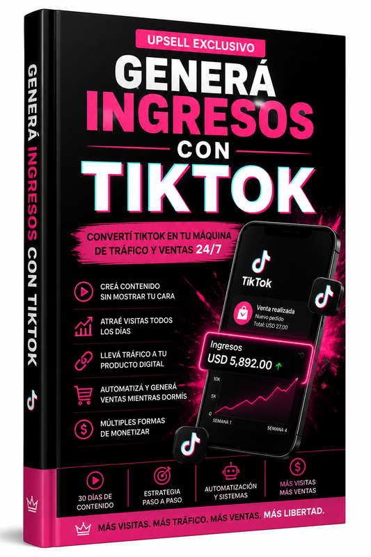 GENERÁ INGRESOS CON TIKTOK🔥
